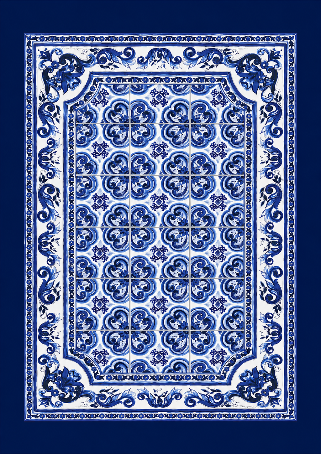Blue Vase – Masa Örtüsü