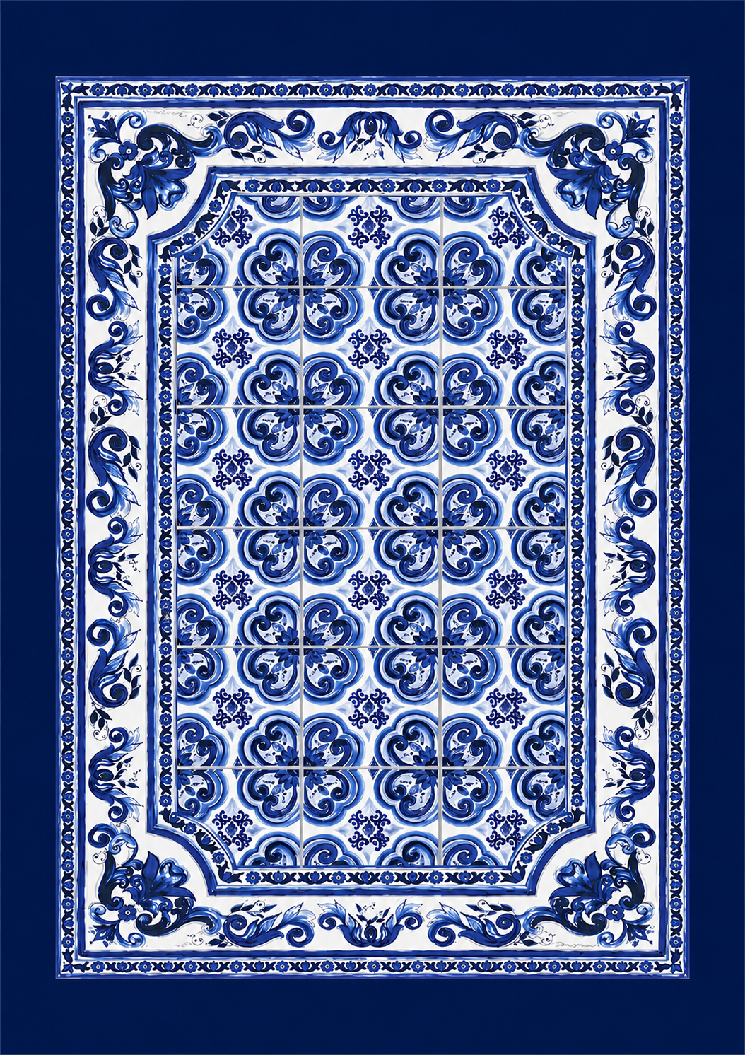 Blue Vase – Masa Örtüsü