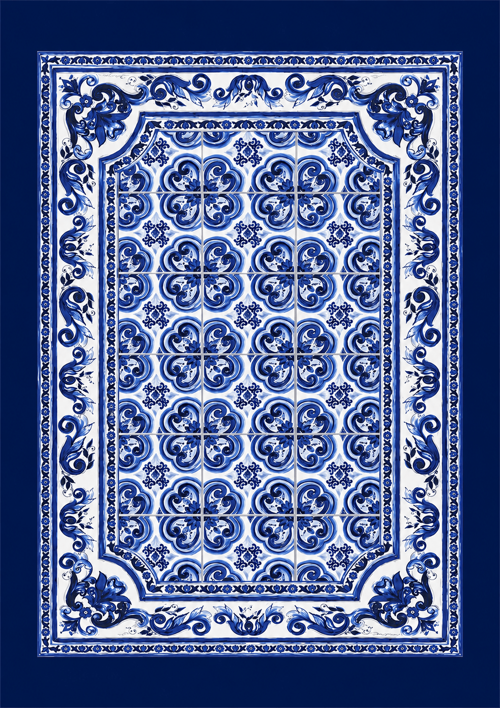Blue Vase – Masa Örtüsü - Pomelo Home