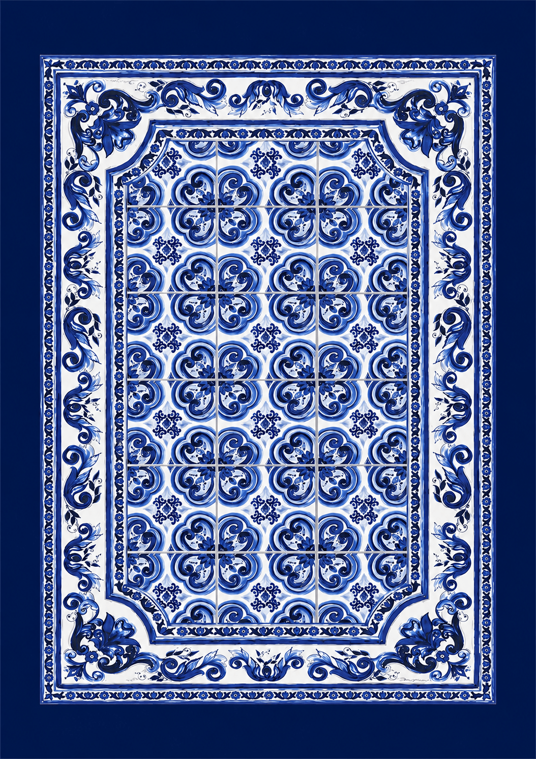 Blue Vase – Masa Örtüsü - Pomelo Home