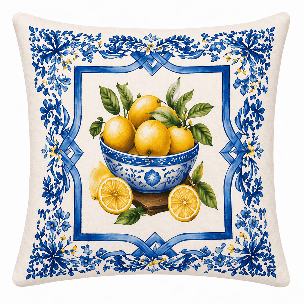 Sicilia – 4 Kırlent Kılıfı & 1 Runner Seti - Pomelo Home